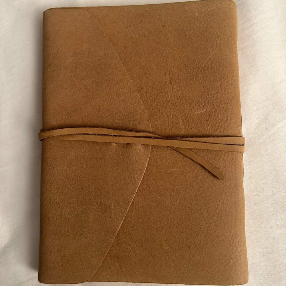 New, Leather Journal by “Punctuate”